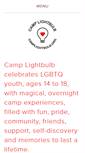 Mobile Screenshot of camplightbulb.org
